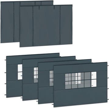 2dekans | VONROC Zijwanden Set - 6x3M – 6 stuks - Voor 2 x, Ophalen of Verzenden, Zo goed als nieuw
