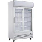 Polar G-serie tweedeurs displaykoeling met lichtbak 950L, Verzenden, Nieuw in verpakking