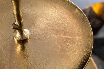 Design taartplateau ABSTRACT 48cm goud met drie niveaus -, Ophalen of Verzenden, Nieuw