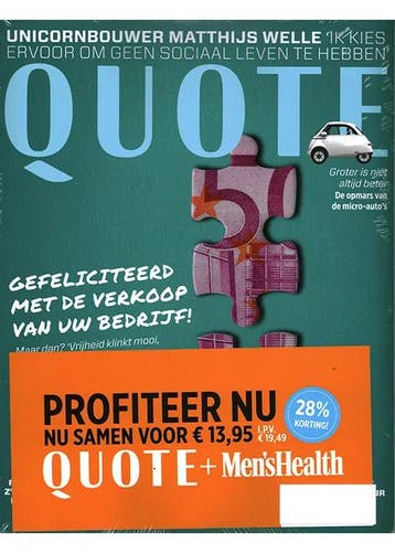 Pakket Quote + MensHealth - 04 2025, Verzenden, Nieuw, Lichaam en Geest