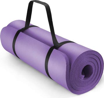Yogamat - Fitness mat - Sportmat - Yoga mat extra dik - 185x, Verzenden, Zo goed als nieuw