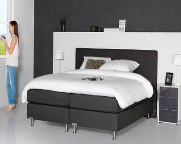 Caresse Boxspring Silver 4750 Vlak - 140 x 200, Nieuw