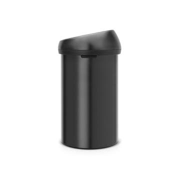 Brabantia Touch Bin 60 ltr - mat zwart, Huis en Inrichting, Woonaccessoires | Prullenbakken, Verzenden, Nieuw