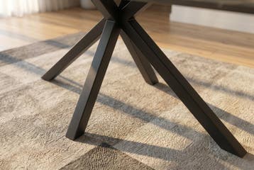 Eettafel GALAXIE 160cm met sterrenframe aurora oro keramiek, Huis en Inrichting, Tafels | Eettafels, Ophalen of Verzenden, Nieuw