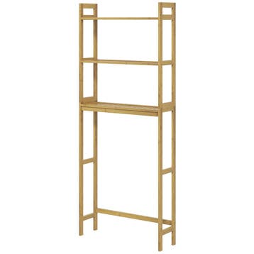 TRUUSK Toilettenrek 3-laags - Staand Rek van Bamboe - Kiepbe, Verzenden, Nieuw