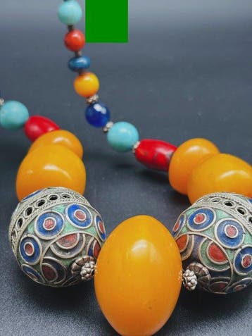 Tribal zilverlegering TAZRA (26 cm) - Berbères (ou