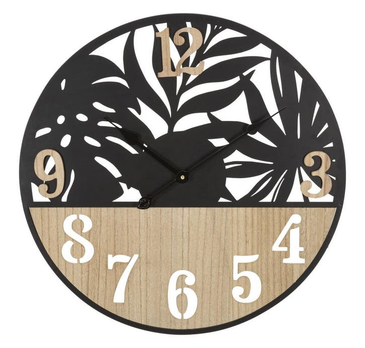 WANDKLOK PALM CM Ø 60X2,5, Huis en Inrichting, Overige Huis en Inrichting, Ophalen of Verzenden
