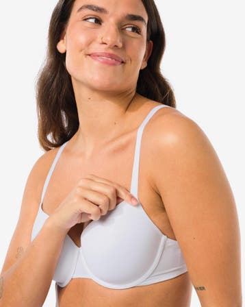 HEMA Voorgevormde bh met beugel wit, Verzenden