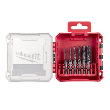 Milwaukee 1/4 HSS-G combi boor-tap set 6-delig Nieuw, Ophalen of Verzenden, Nieuw