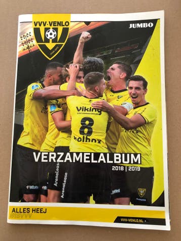 VVV-Venlo - Plakplaatjes-Album - 2018-2019 - Compleet, Ophalen of Verzenden, Gelezen, Balsport