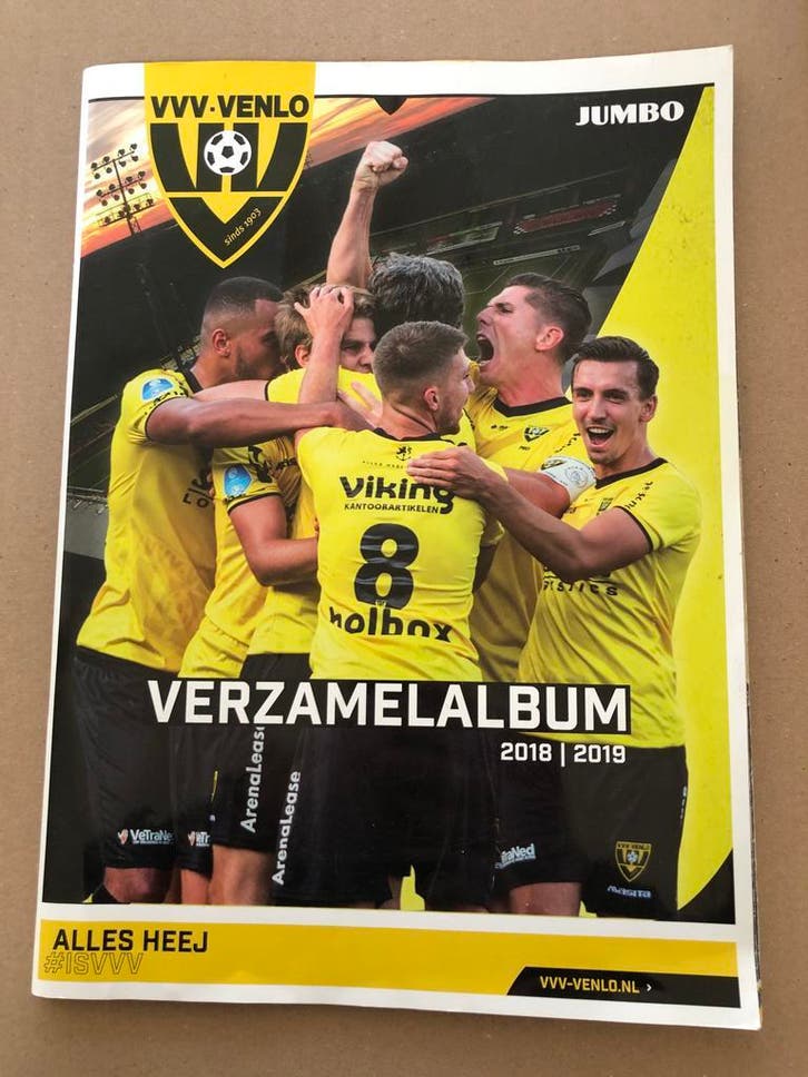 VVV-Venlo - Plakplaatjes-Album - 2018-2019 - Compleet, Boeken, Sportboeken, Balsport, Gelezen, Ophalen of Verzenden