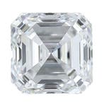 1 pcs Diamant (Natuurlijk) - 0.70 ct - Carré - D (kleurloos), Nieuw