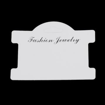 10 x Sieraden kaartjes 96 x 75 mm – white, Ophalen of Verzenden, Nieuw