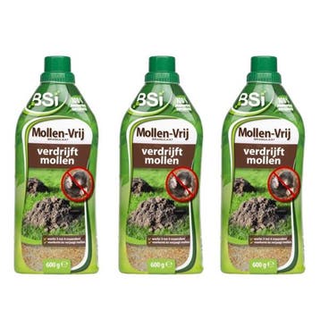 Mollenverjager | BSI | 100 m² | 3 stuks (Ecologisch, Poeder), Verzenden, Nieuw
