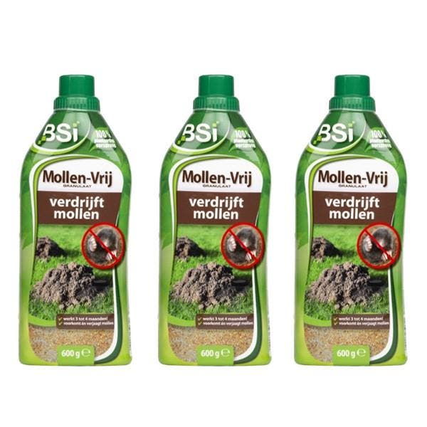 Mollenverjager | BSI | 100 m² | 3 stuks (Ecologisch, Poeder), Dieren en Toebehoren, Overige Dieren-accessoires, Nieuw, Verzenden