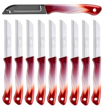 DKS Solingen Tomatenmes – Gekarteld RVS Lemmet – 19,5cm, Ophalen of Verzenden, Nieuw, Rvs of Chroom