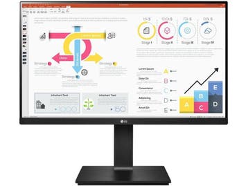 LG 24QP750P-B - Monitor - 23,8 Quad HD 2560x1440 IPS 75Hz -, Verzenden, Zo goed als nieuw, LG