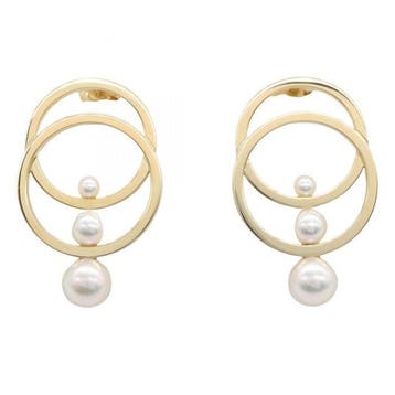 Tasaki - Oorbellen - Cosmic Pearl Pierced earrings - 18, Nieuw