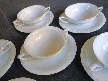 Rosenthal - Tafelservies (12) - Mod. Classic Rose -, Antiek en Kunst