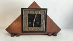 Amsterdamse School klok - Art Deco eiken-messing - 1920-1930
