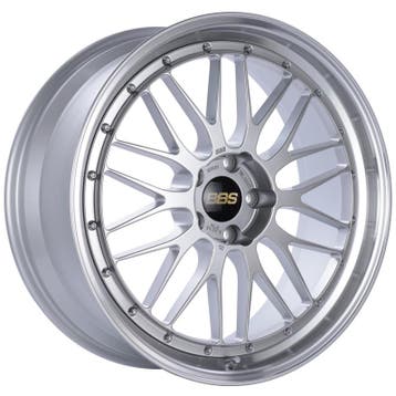 BBS LM 21x9 5x120 ET32 Diamond Silver Center Diamond Cut Lip, Ophalen of Verzenden, Nieuw