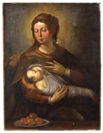 Italiaanse school (XVII) - Maria Lactans