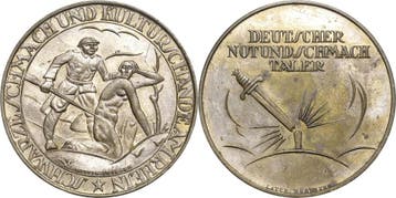 Verzilverte brons medaille ohne Jahr medaille, Verzenden