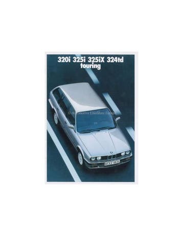 1988 BMW 3 SERIE TOURING BROCHURE FRANS, Nieuw, BMW, Author