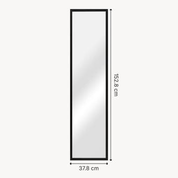 [en.casa] Spiegel vrijstaand Giovinazzo verstelbaar 152,8x37, Huis en Inrichting, Woonaccessoires | Spiegels, Verzenden, Nieuw
