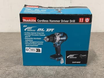 Veiling - Makita accu klopboormachine 18V body DHP489Z, Doe-het-zelf en Verbouw, Gereedschap | Boormachines, Nieuw