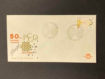 FDC 1968 Giro [N.V.P.H. nr. E88], Ophalen of Verzenden, Gestempeld