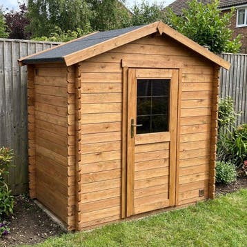 Houten Tuinhuis met Bitumen Dak 269 x 156 cm - 2,8 m², Tuin en Terras, Verzenden, Nieuw, Hout