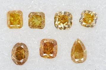 Zonder minimumprijs - 7 pcs Diamant (Natuurlijk gekleurd) -, Sieraden, Tassen en Uiterlijk, Edelstenen, Nieuw