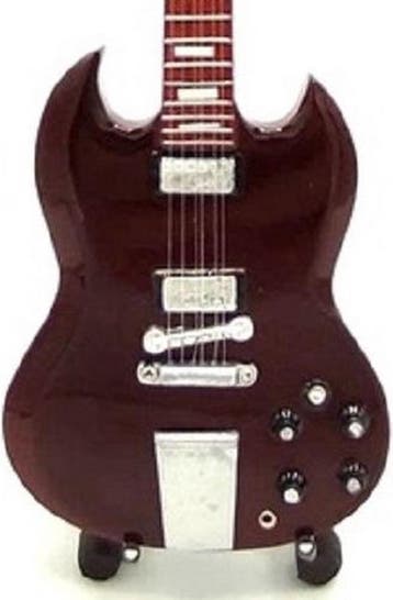 Miniatuur replica Gibson SG gitaar - Frank Zappa, Verzamelen, Muziek, Artiesten en Beroemdheden, Ophalen of Verzenden, Nieuw, Pop, Beeldje of Miniatuur