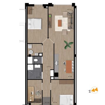 Appartement in Ede gevonden voor €1425,- pm, Huizen en Kamers, Huizen te huur, Gelderland, Direct bij eigenaar, Ede, Appartement