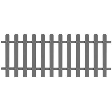 vidaXL Hek 200x80 cm HKC, Tuin en Terras, Verzenden, Nieuw