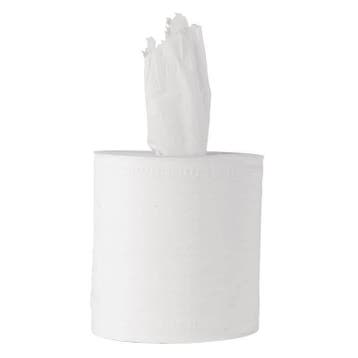 Navulling voor centrefeed handdoekdispenser wit (6 stuks), Verzenden