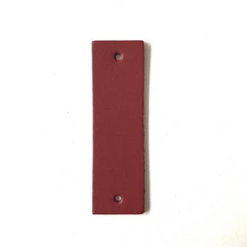 Leren label rood, Ophalen of Verzenden, Nieuw