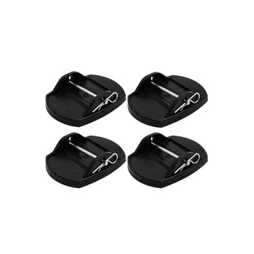 Stabilisatievoeten met metalen pen set  4 stuks, Verzenden, Nieuw