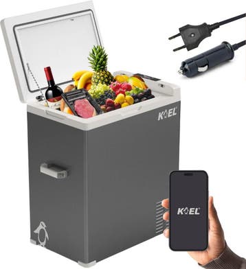 KOEL Crate 75 Compressor Koelbox Elektrisch 12V en 230 Volt, Ophalen of Verzenden, Zo goed als nieuw