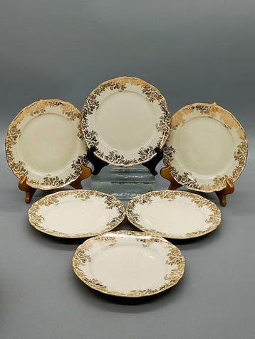 Eetservies - Edles Tirschenreuth Bavaria Teller Set 6-teilig