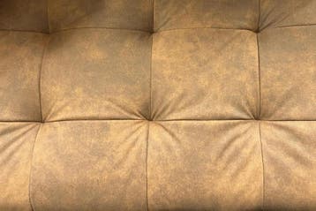 Slaapbank JAZZ 195 cm 3-zits microvezel bruin - 47525, Ophalen of Verzenden, Nieuw