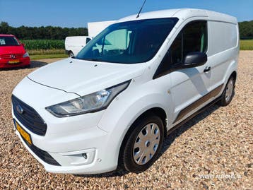 Ford Transit Connect 1.5 EcoBlue L1 Trend , Euro 6 , Apk jul, Stof, Gebruikt, Wit, Dealer onderhouden
