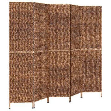 VidaXL kamerscherm / 5 panelen, bruin, 205 x 180 cm, Ophalen, Nieuw