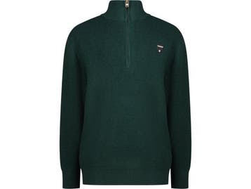 Veiling - Vingino Knit-half-zip Jongens Trui Racing green -, Nieuw