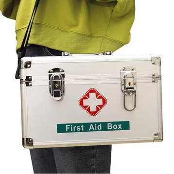 Aluminium Medicijnbox met Slot – EHBO Opbergkoffer, Verzenden, Nieuw