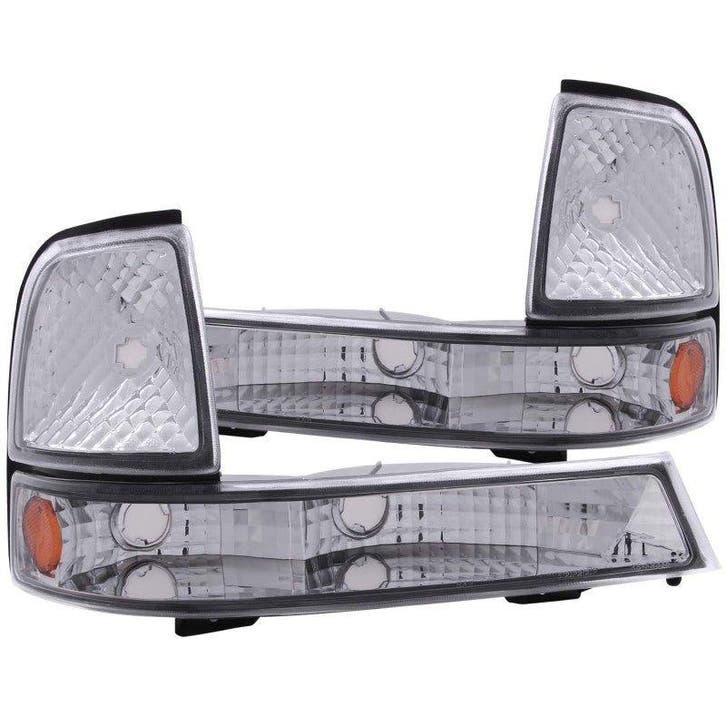 ANZO 1998-2000 Ford Ranger Euro Parking Lights Chrome w/, Auto-onderdelen, Verlichting, Ophalen of Verzenden