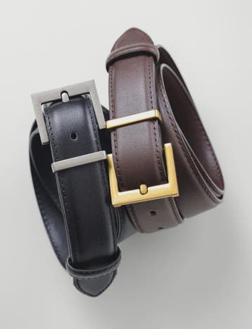 Luxe Dames Riem van Leer met Vierkante Gesp - Verstelbaar vo, Kleding | Dames, Verzenden, Nieuw