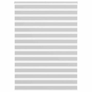 vidaXL Zebra rolgordijn 165x230 cm stofbreedte 160,9 cm, Verzenden, Nieuw, Grijs