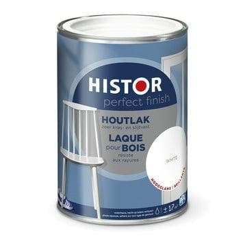 Histor Perfect Finish Houtlak RAL 9010 Hoogglans - 5 Liter, Verzenden, Nieuw